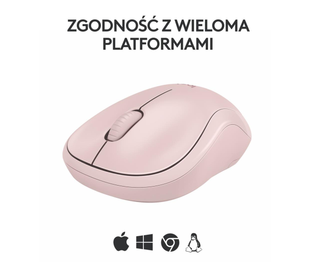 LOGITECH M240 Silent (różowa) 910-007121 - 1145828 - zdjęcie 9